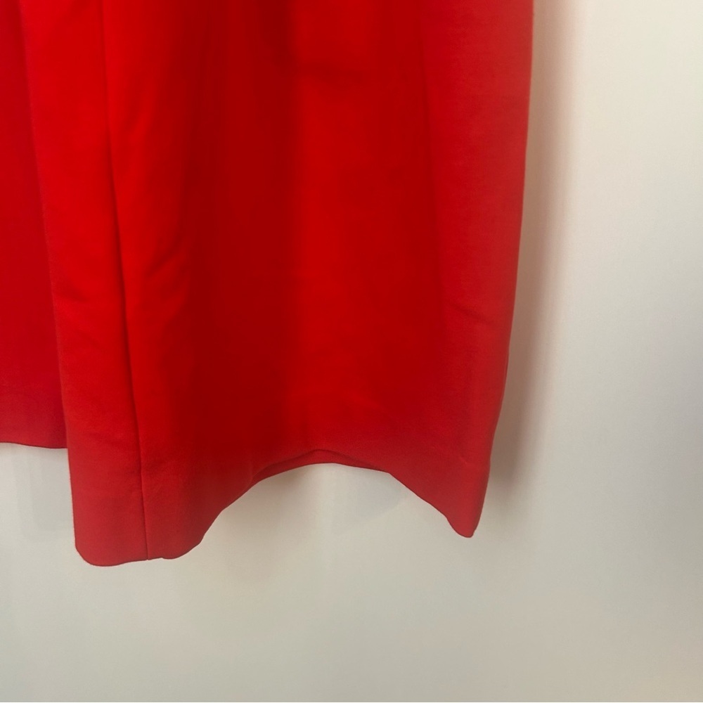 J.Crew Women’s Red Fit and Flare Sleeveless Pleated Dress, Size 4 - Picture 5 of 9